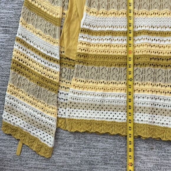 NWT SIMKHAI - KATARINA MACRAME MIDI DRESS - MARIGOLD MULTI Large - Picture 10 of 12